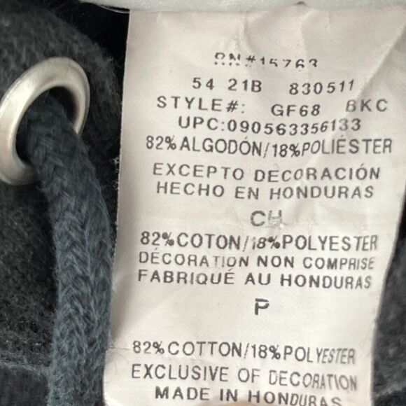 Champion Reverse Weave Hoodie Sweatshirt Men's Size S Black Fleece Lined - Picture 10 of 10